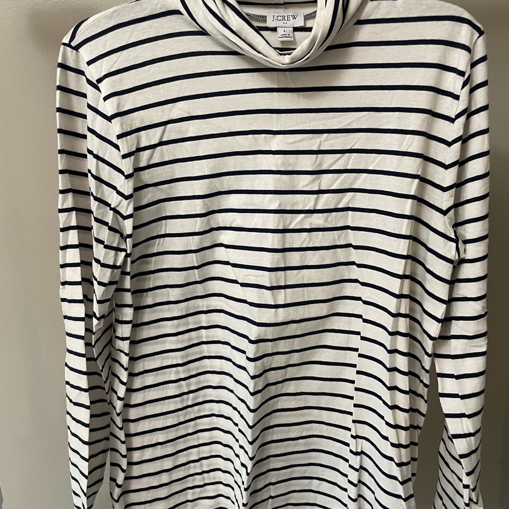 J.Crew Striped Long Sleeve Top